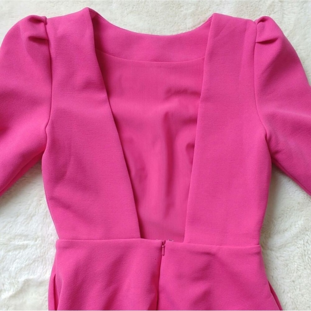 Pink Elliatt Dress w/ Slight Open-Back - Picture 5 of 5